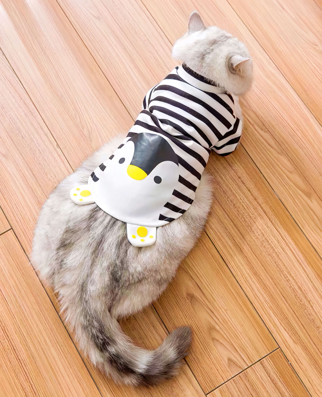 Penguin styled pet clothes with sleeves petvibez