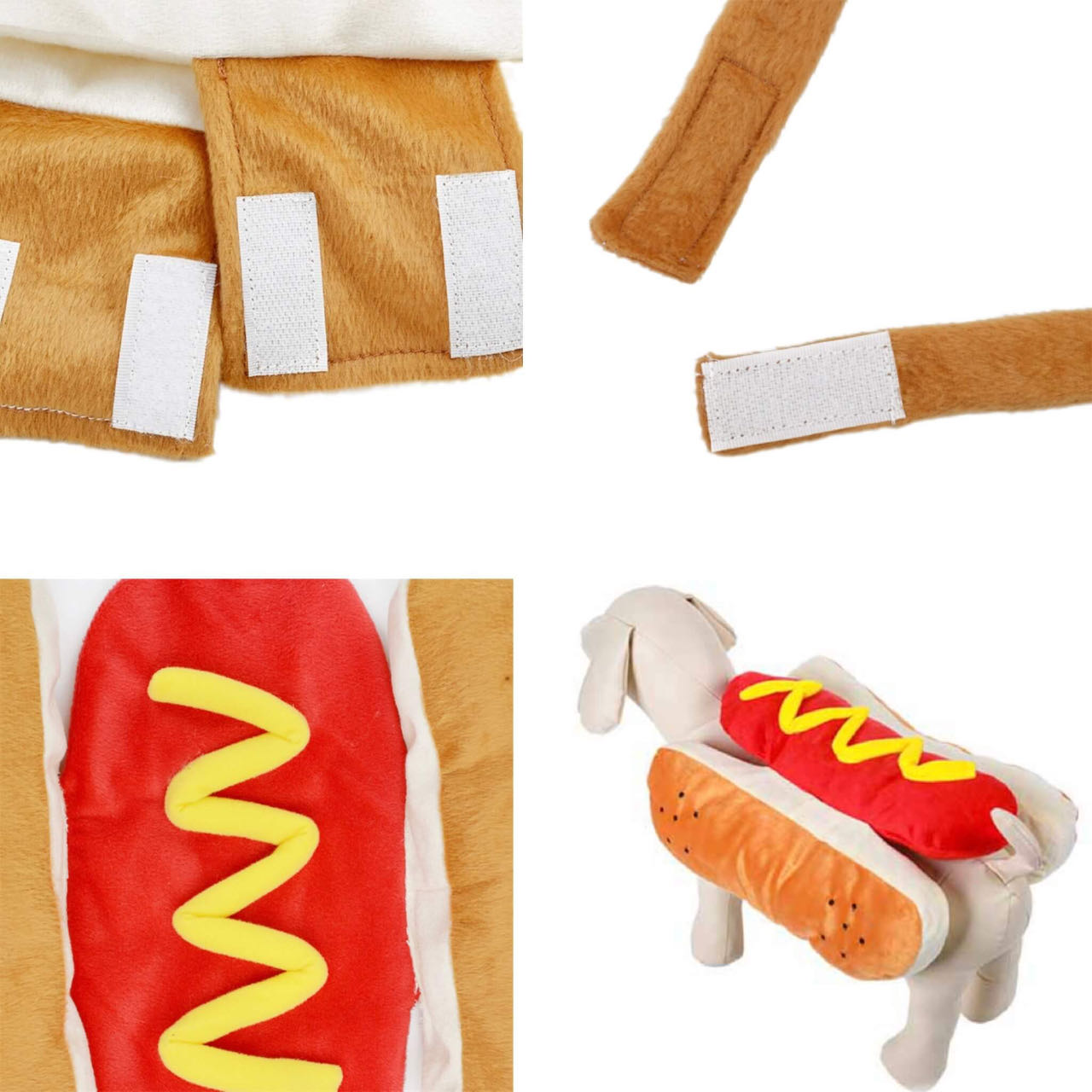 Pet Costume Hot Dog Style petvibez