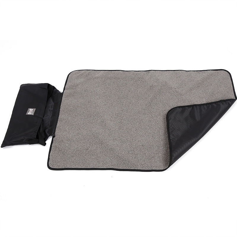 Portable Pet Blanket With Folding Storage Bag  petvibez