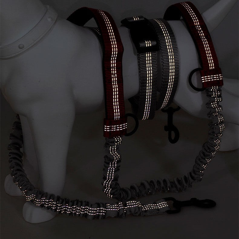 hands free dog waist leash