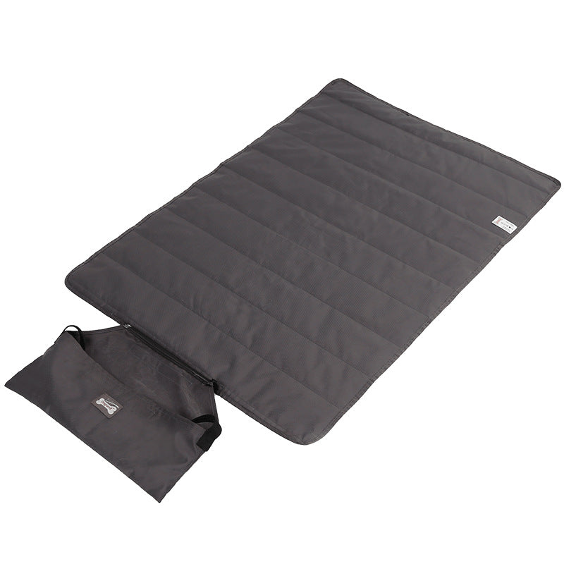 Portable Pet Blanket With Folding Storage Bag  black petvibez