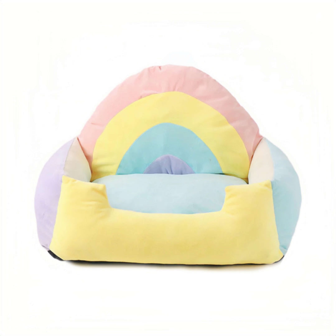 Rainbow Pet Bed For Cats And Dogs petpawshop