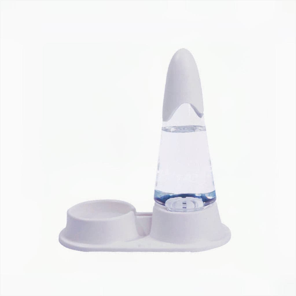 A White Automatic Pet Water Dispenser Fountain petvibez