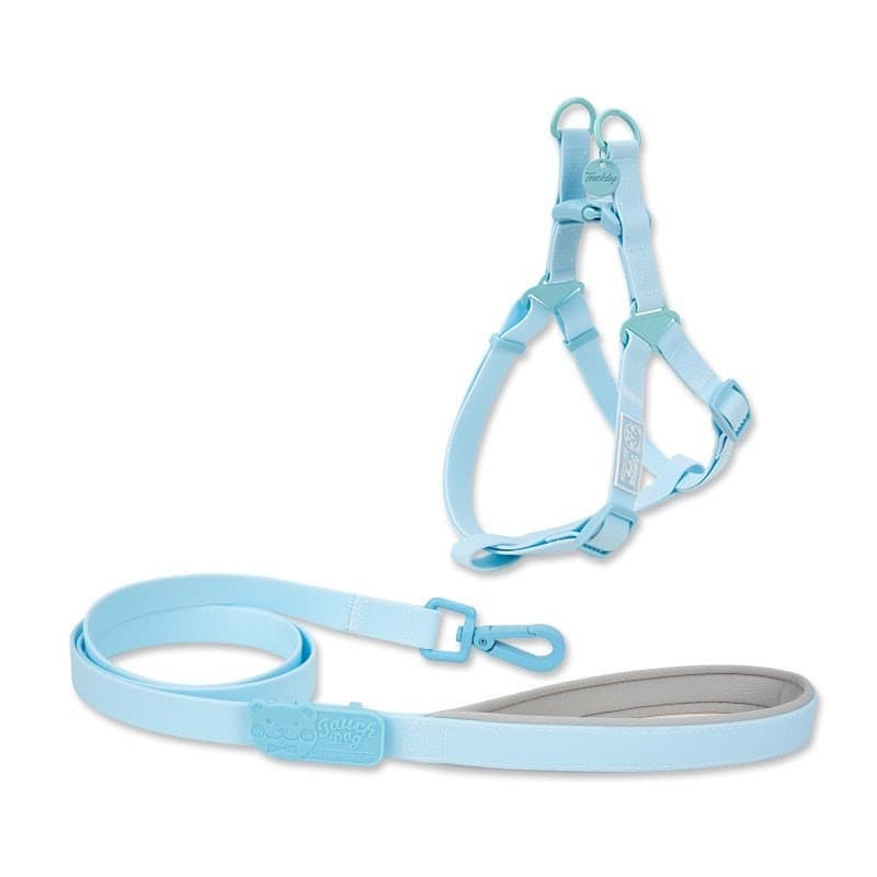 Jelly PVC Chest Back Collar Dog Lead petpawshop01