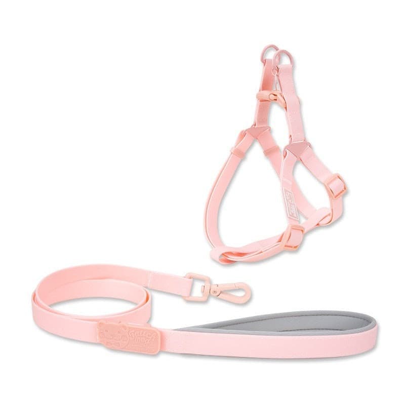 Jelly PVC Chest Back Collar Dog Lead petpawshop01