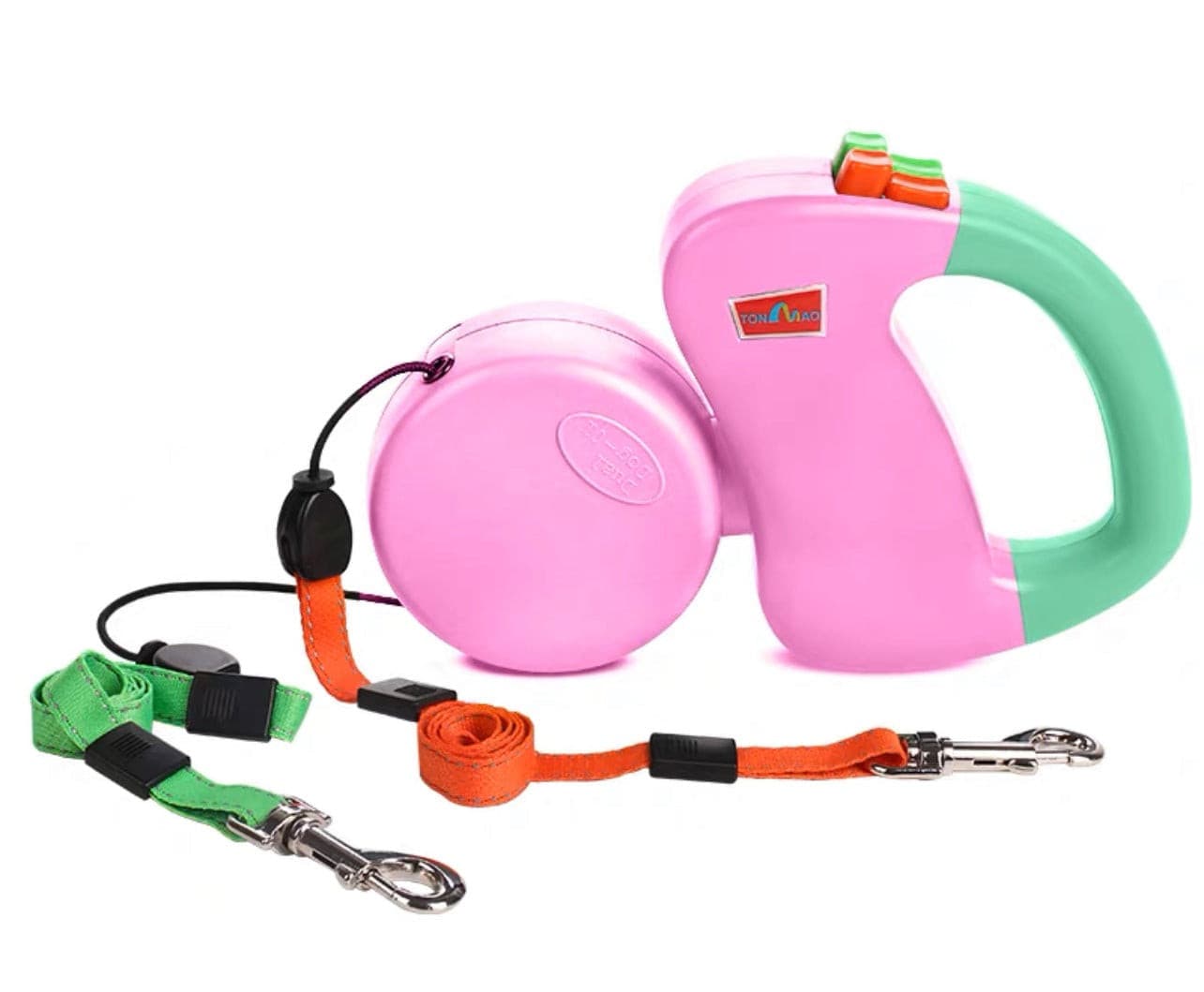 Retractable Double Dog Leash petvibez