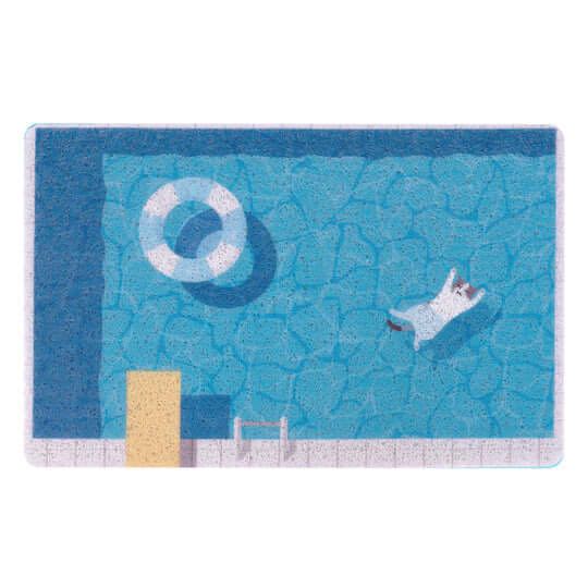 Swimming Pool Style Cat Litter Mat petvibez